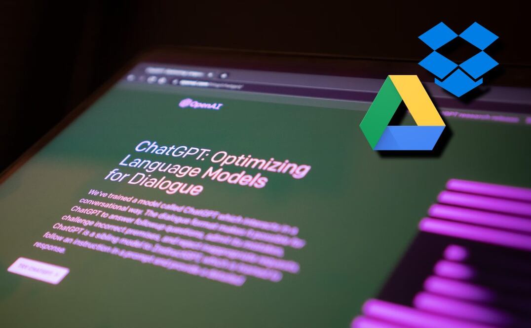 ChatGPT tendrá acceso a tus documentos de Google Drive y Dropbox. Imagen: Unsplash