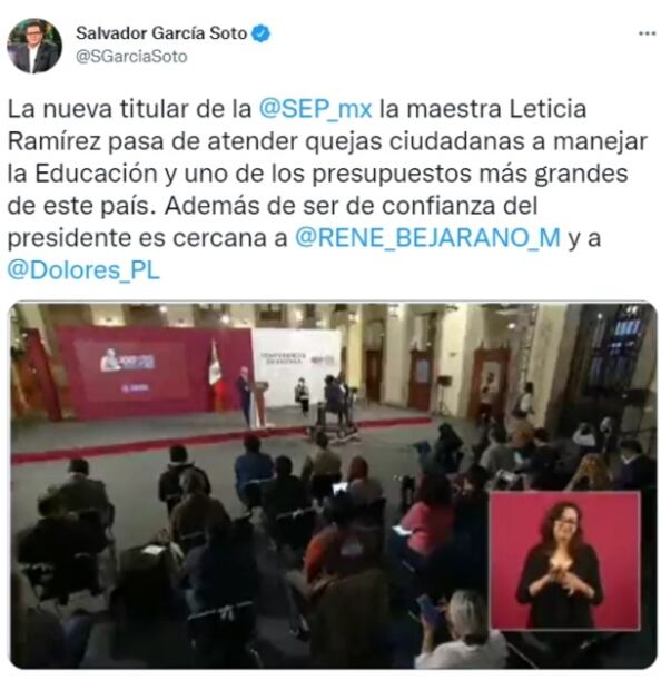 “Por eso estamos como estamos”: Critican y aplauden nombramiento de Leticia Ramírez en la SEP