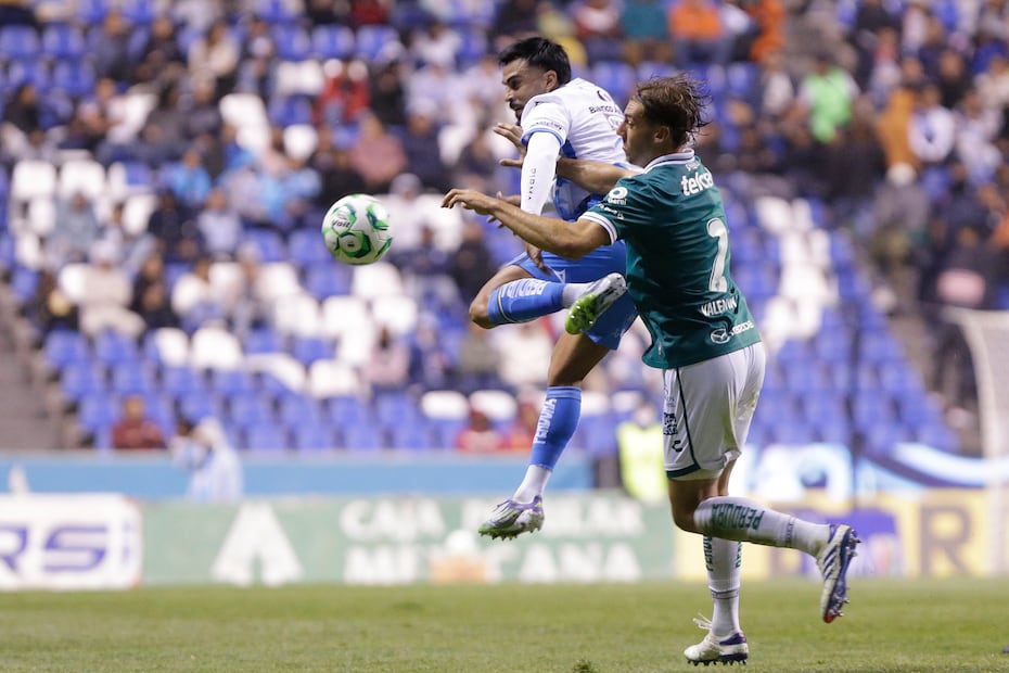 Puebla y León en partido, durante la fase regular del torneo Clausura 2026 de la Liga MX - Foto: Imago7