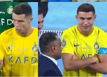 VIDEO: Cristiano Ronaldo y su 'berrinche' al no ganar el premio al mejor jugador en Arabia Saudita