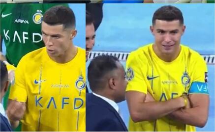 VIDEO: Cristiano Ronaldo y su 'berrinche' al no ganar el premio al mejor jugador en Arabia Saudita