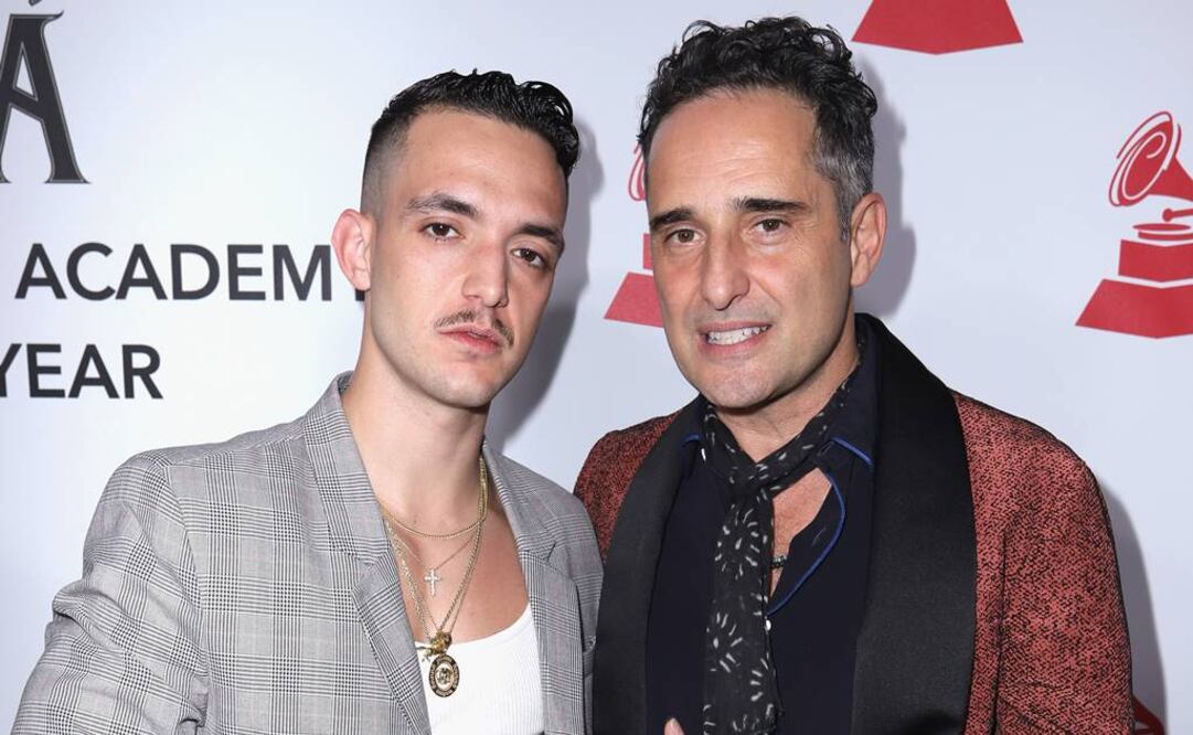 Tangana y Jorge Drexler. Foto: Cortesía de La Academia Latina de la Grabación