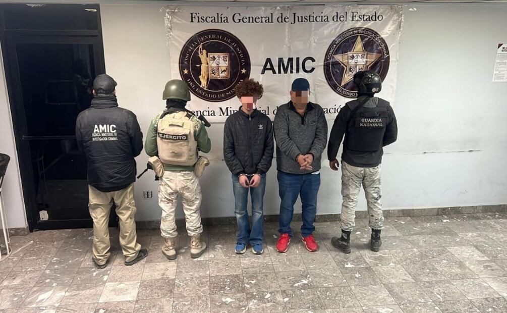Detenidos en cateos y aseguramientos de droga en Sonora (04/02/2025). Foto: Mesa Estatal de Seguridad