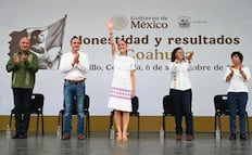 Participaron 150 mil personas en gira de rendición de cuentas, asegura Sheinbaum; el amor es correspondido, dice