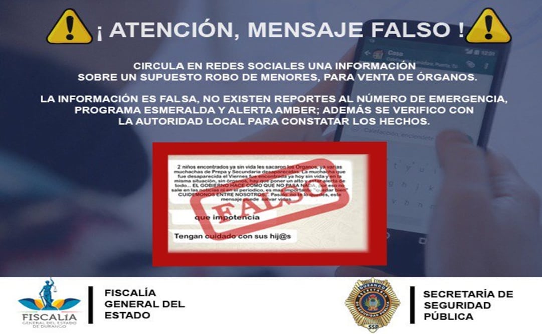 Foto: tomada de Twitter @DgoFiscalia