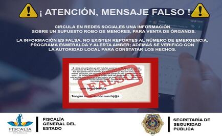 Fake news de robo de niños corre en seis estados