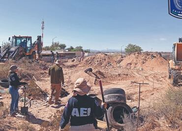 Encuentran cuatro osamentas en terrenos de Juárez