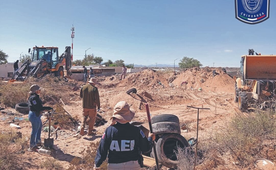 La Junta Municipal de Agua y Saneamiento proporcionó la maquinaria para remover la tierra. Foto Especial