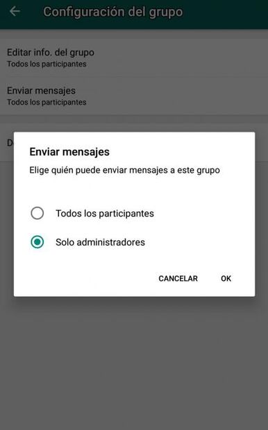 Crea un grupo de Whatsapp y que nadie escriba, solo tú