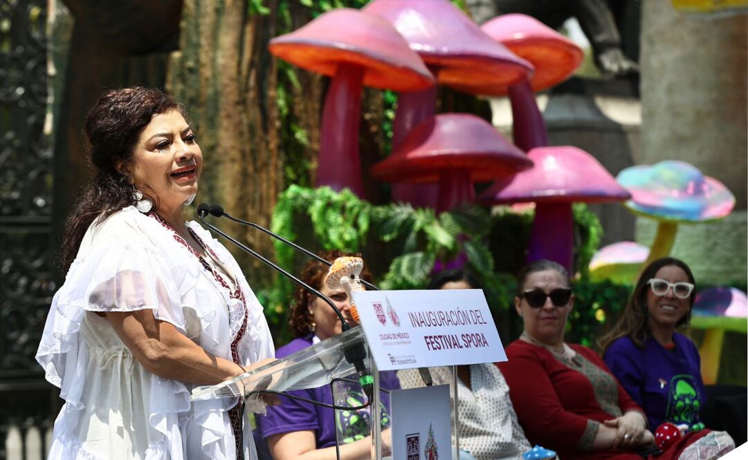 CDMX 17-abril-2025
Inauguración del festival Spora en el Bosque de Chapultepec con la presencia de la jefa de gobierno Clara Brugada. Fotos: Berenice Fregoso El universal