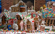 VIDEO: El pueblo de pan de jengibre más grande del mundo regresa a Nueva York esta Navidad