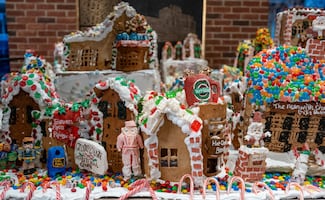 VIDEO: El pueblo de pan de jengibre más grande del mundo regresa a Nueva York esta Navidad