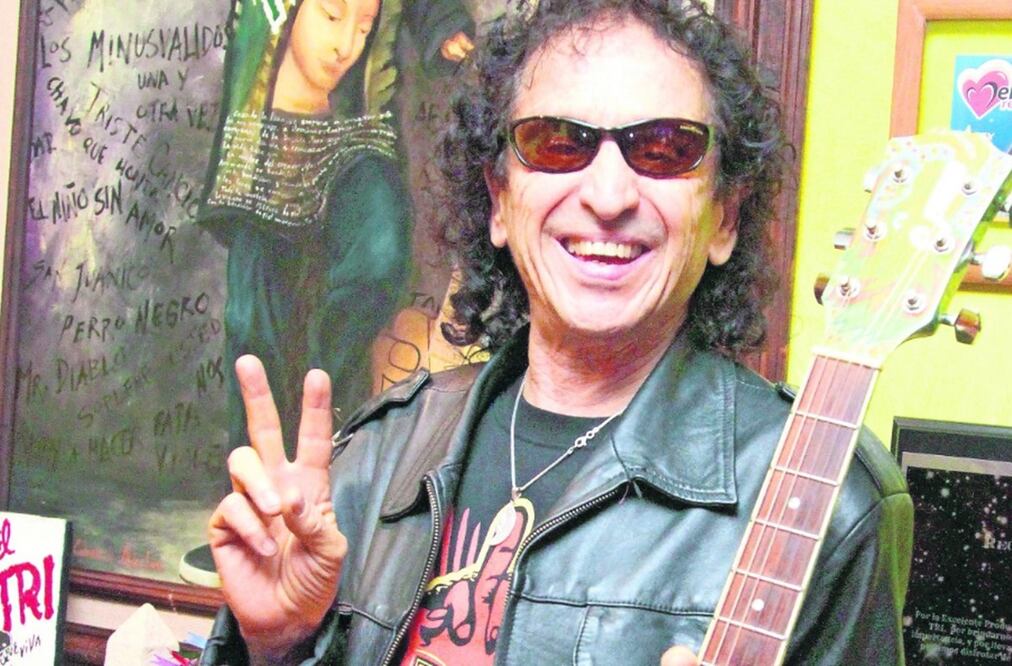 Alex Lora, líder de El Tri, una de las bandas de rock nacional más importantes de nuestro país.