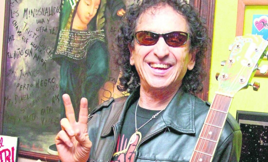 Alex Lora, líder de El Tri, una de las bandas de rock nacional más importantes de nuestro país.