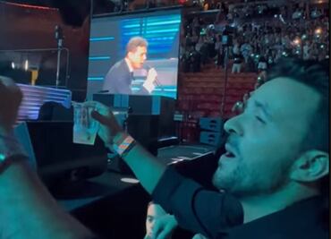 Luis Fonsi asiste a concierto de Luis Miguel y lo presume cantando con él