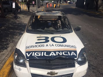 Aplican operativo perimetral en CU tras disturbios