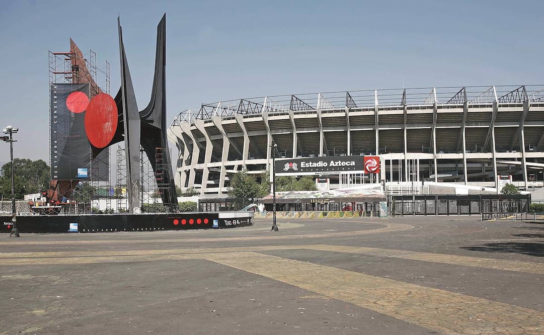 El proyecto inicial para el Estadio Azteca contemplaba la creación de un centro comercial de cuatro pisos. Foto: Archivo/ EL UNIVERSAL