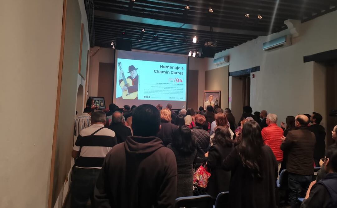 En la Fonoteca Nacional se le rindió un homenaje póstumo a Chamín Correa