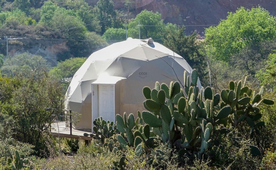 Los domos de Cool Glamping son una de las experiencias que puedes vivir en Querétaro. Foto: Cool Glamping
