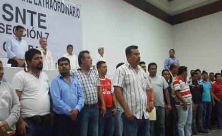 Rinde protesta nuevo dirigente de Sección 7 de la SNTE en Chiapas