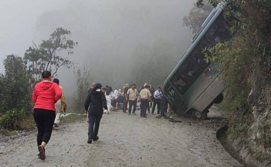 Accidente de turistas connacionales en Machu Picchu. Foto: X @cuscopost