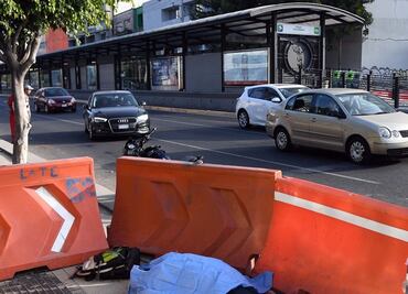 Hombre muere de infarto afuera de Metrobús Etiopía