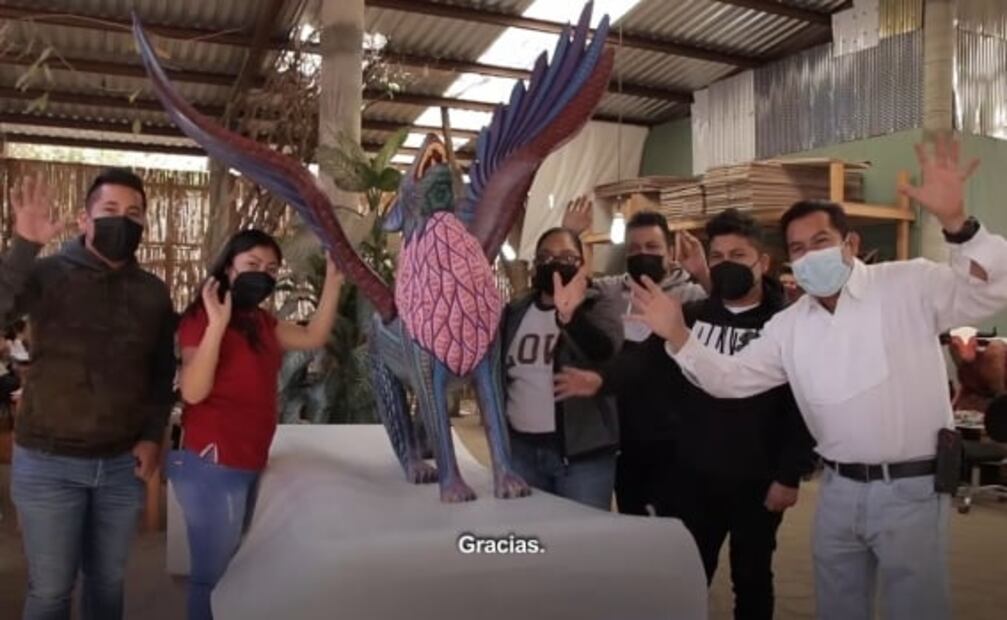 “Lobo Alado”, el alebrije oaxaqueño que representa a México en la Feria de Turismo de Madrid