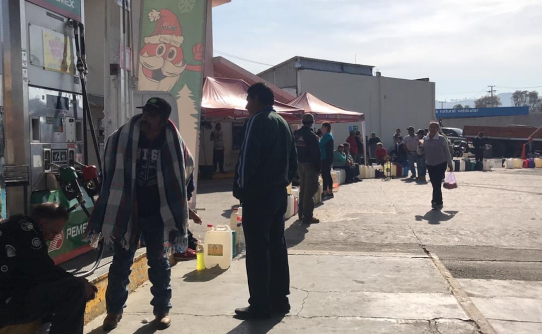 Escasez de gasolina en Michoacán. Foto: Carlos Arrieta / El Universal