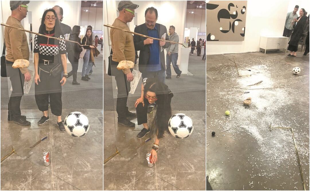 Serie de imágenes que el artista Pavel Égüez publicó este lunes. Fotos: TOMADAS DE TWITTER