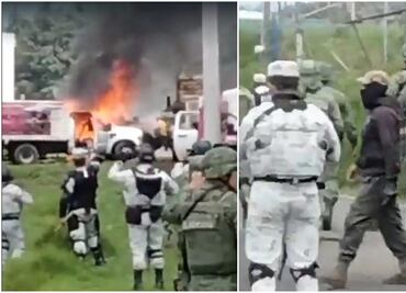 Reportan bloqueo y quema de vehículos en límites entre Morelos y CDMX