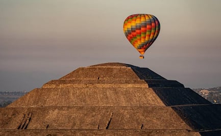Agencia de Aviación suspende a tres empresas de globos aerostáticos en Teotihuacán; detecta irregularidades