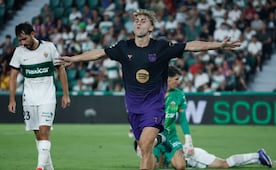 El Barcelona debuta en La Liga con una exhibición y goleada ante el Elche de Martín Anselmi