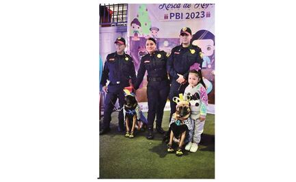 Festejan Reyes Magos a hijos de policías bancarios