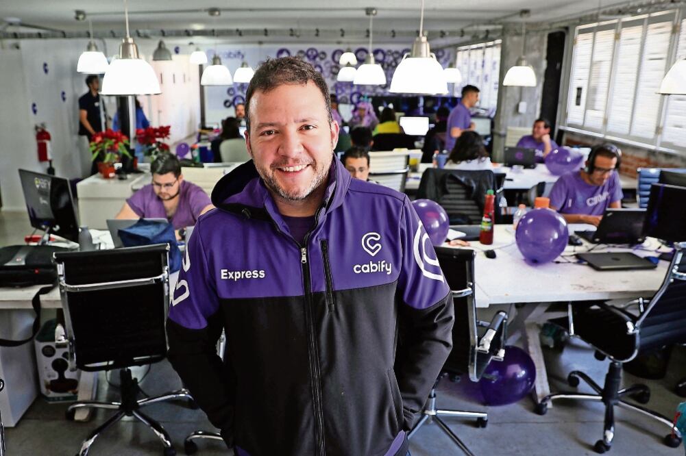 Ricardo Weder, CEO de Cabify, aseguró que están invirtiendo en tecnología para aportar en temas de movilidad (JUAN CARLOS REYES. EL UNIVERSAL)