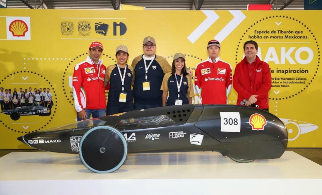 Räikkönen y alumnos de la UNAM se unen para probar los autos del futuro