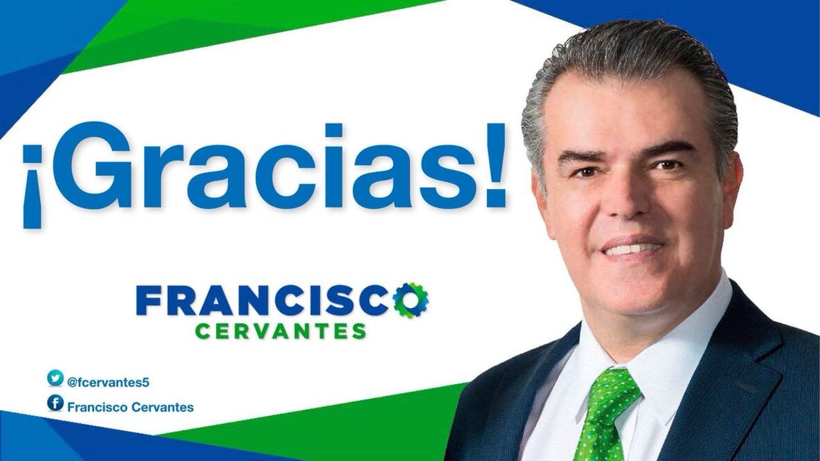 Tomada de la cuenta de Twitter de Francisco Cervantes