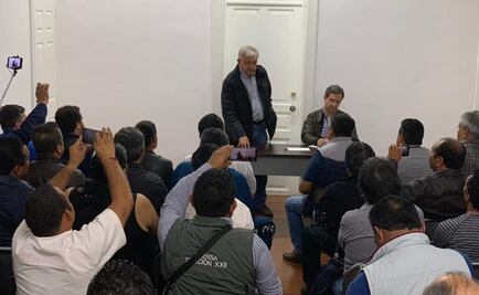 Maestros de la CNTE se reúnen con AMLO y Esteban Moctezuma