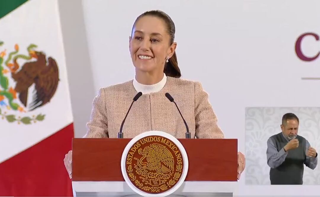 Claudia Sheinbaum aplaudió el paro de labores del trabajadores tras pronunciar en contra de la reforma judicial. Foto: captura de video