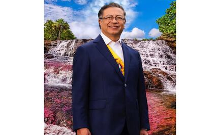 La historia de la foto oficial del nuevo presidente de Colombia, Gustavo Petro
