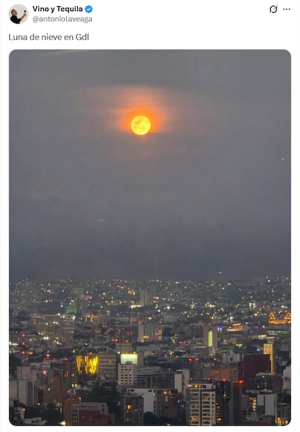 Luna de Nieve 2026. Foto: X