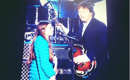 La niña que tocó con McCartney cumple su sueño
