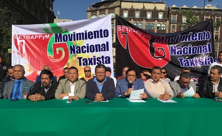 Taxistas de CDMX alistan diversas protestas para la próxima semana