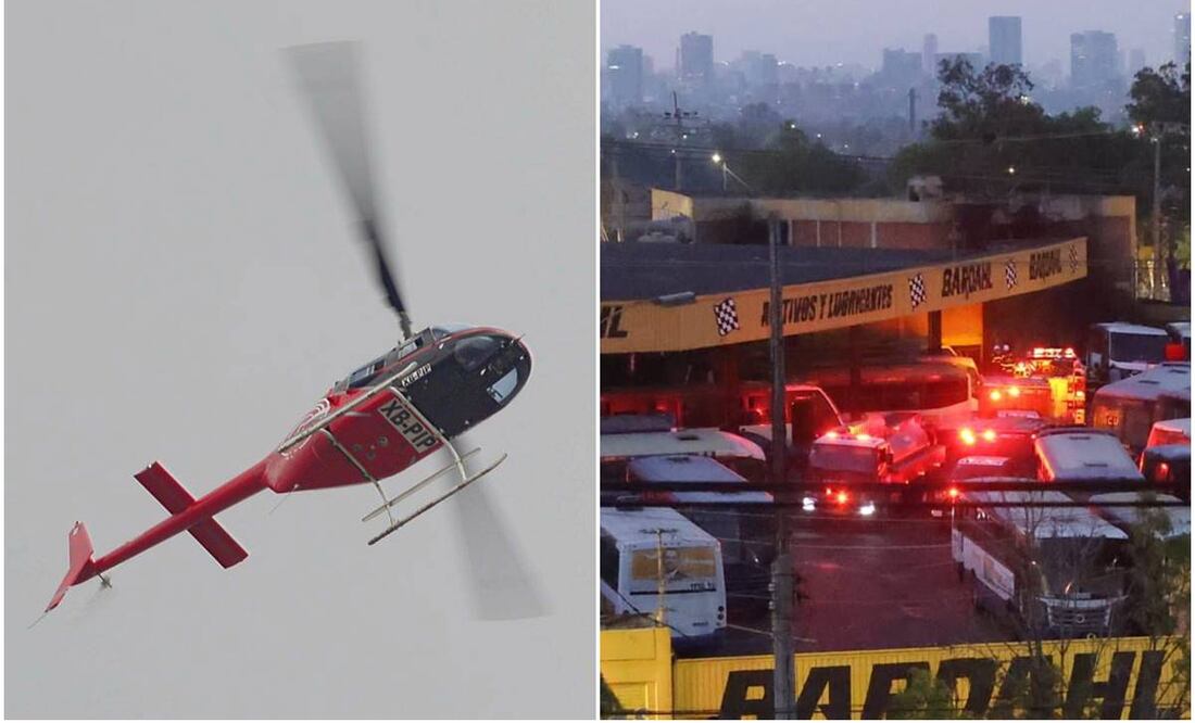 Identifican a tripulación de accidente de helicóptero en Coayoacán. Aquí todos los detalles. / Foto: Especial