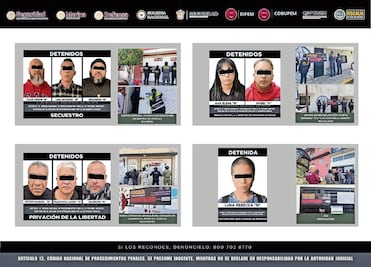 Fiscalía detiene a 8 trabajadores de anexos asegurados