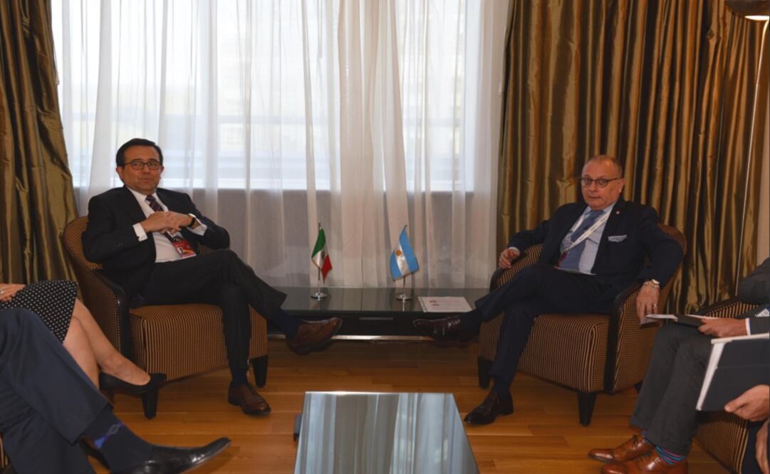 Mexico's Economy Minister Ildefonso Guajardo (left) and Foreign Affairs Minister of the Argentine Republic Jorge Faurie – Phot: Taken from: Jorge Faurie Twitter account