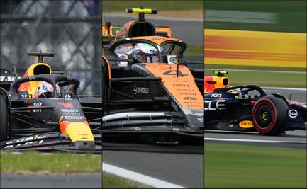 Checo Pérez remonta pero no alcanza podio; Max Verstappen gana y McLaren sorprende en el GP de Gran Bretaña