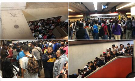 Video. Usuarios reportan retrasos de hasta 40 minutos en Línea 9 del Metro