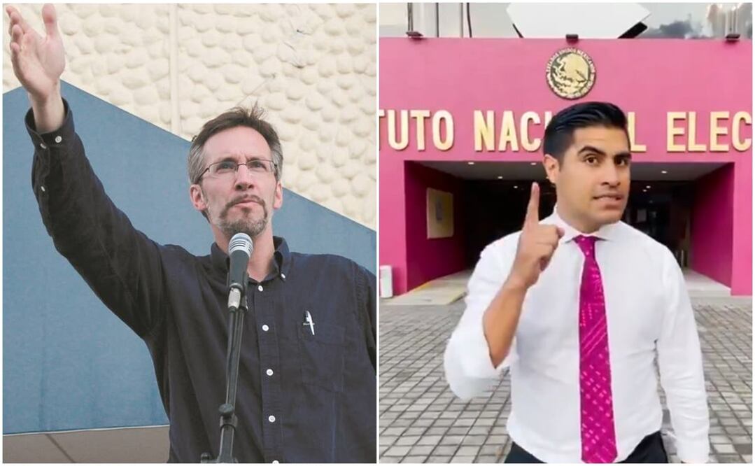 John Ackerman y Eurípides Flores. FOTOS: Archivo