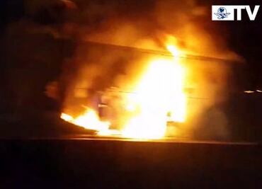 Choque de dos tráileres deja un muerto