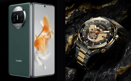 Huawei presenta reloj inteligente de oro y celular plegable en México